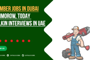 Plumber Jobs in Dubai