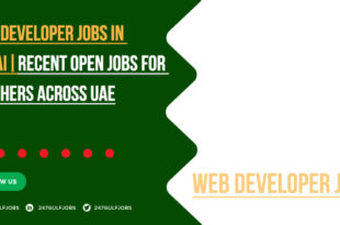 Web Developer Jobs in Dubai